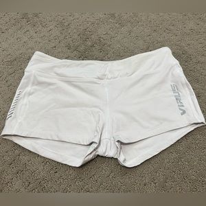 White Virus Athletic Shorts